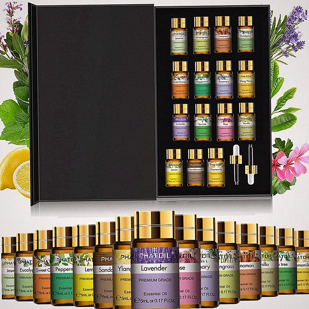 15PCS Essential Oils Gift Set 5ML- Pure Premium Quality Essential Oils Diffusers