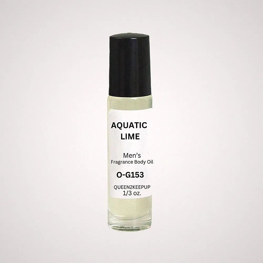 Aquatic Lime (Men) Body Oil 10 ml Fragrance All Natural 1/3 oz Roll-On Scent