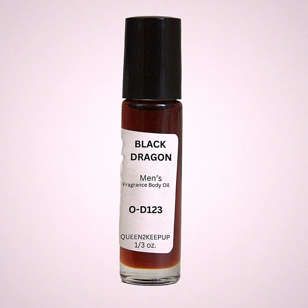 Black Dragon (Men) Body Oil 10 ml Fragrance All Natural 1/3 oz Roll-On Scent