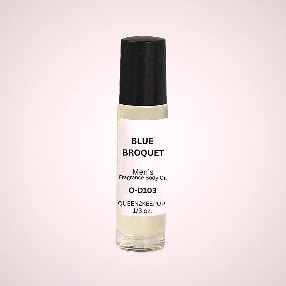 Blue Broquet (Men) Body Oil 10 ml Fragrance All Natural 1/3 oz Roll-On Scent