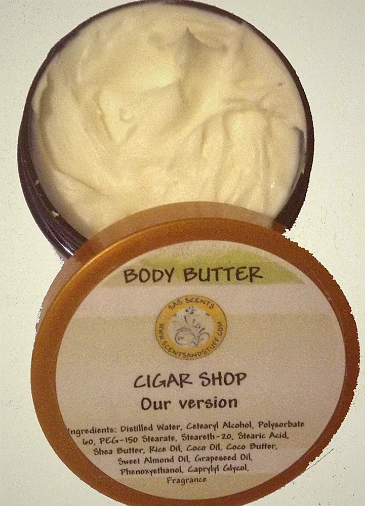 Body Butter Scented 4 oz Thick w/ Shea Butter & Coco Designer Types R Scent List