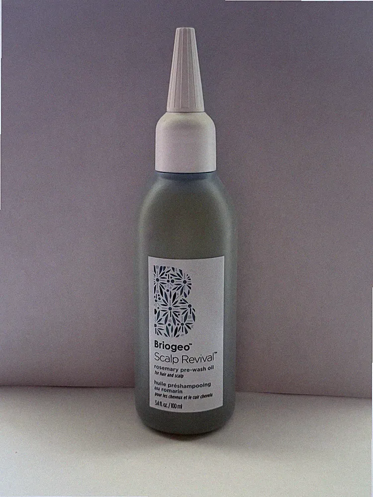 Briogeo Scalp Revival Rosemary Pre-Wash Oil, Rosemary Scent, 3.4 fl oz/100 ml