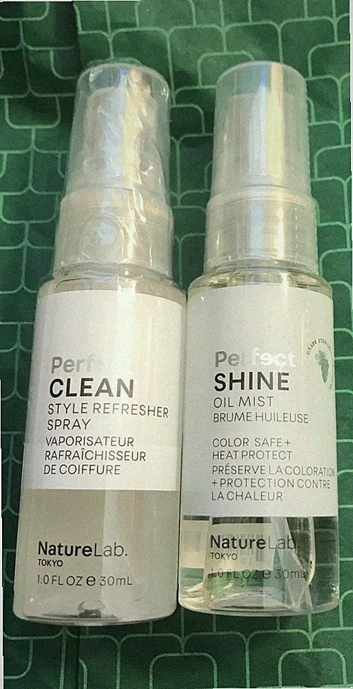 Nature Lab Tokyo Perfect Clean Style Refresher Spray Travel Size 1 oz And Shine