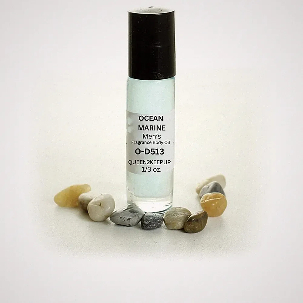Ocean Marine (Men) Body Oil 10 ml Fragrance All Natural 1/3 oz Roll-On Scent