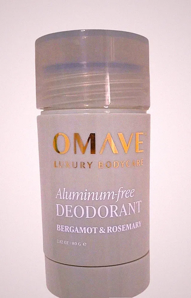 Omavé Luxury Aluminum-Free Deodorant in Bergamot & Rosemary scent 2.8 oz Rare