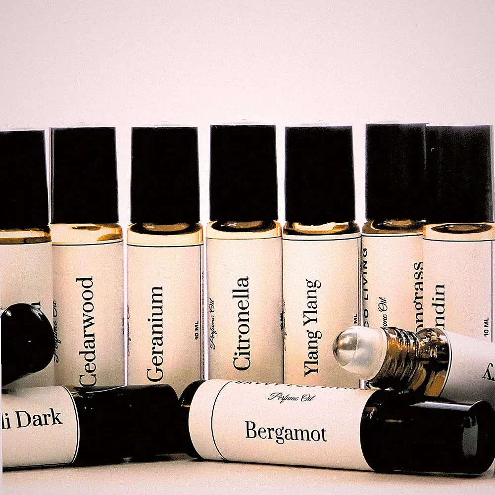 Perfume Oil Roller, Essential Oil Aromatherapy Roll On, Roller Ball, Travel Size