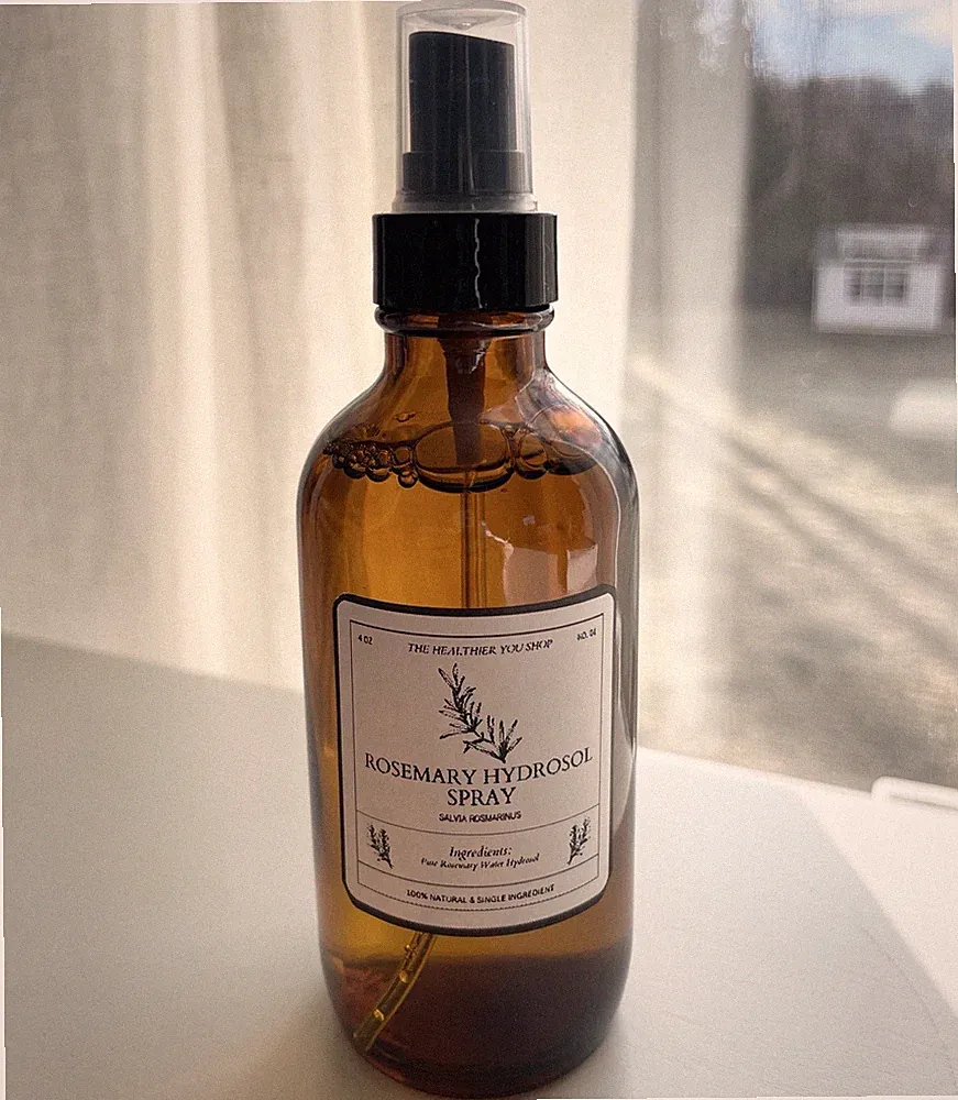 Rosemary Hydrosol Hydrating Toner Facial Mist Spray Natural Clean Beauty